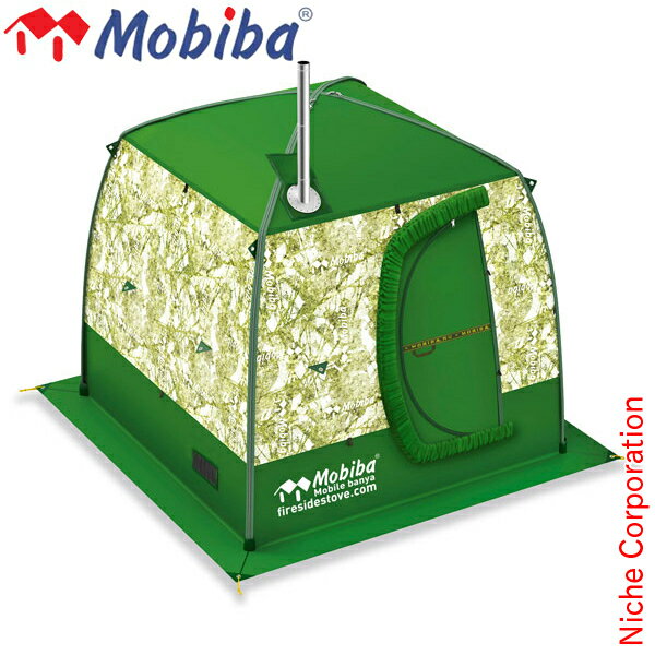 MOBIBA モバイルサウナ モビバ サウナ 屋外 キャンプ 野外 アウトドア サウナテント ストーブ 6人 6名 MB15A 27230 ロウリュ式 テントサウナ テント nocuのサムネイル
