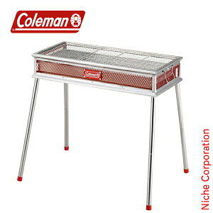 コールマン クールスパイダー ステンレスグリルグランデ (レッド) 170-9430 coleman アウトドア キャンプ 用品 オートキャンプ 用品 オートキャンプ バーベキュー 焚き火台 焚火台 たき火台 BBQ 関連品 備長炭 炭 キャンプ用品