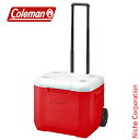 コールマン ホイールクーラー 60QT レッド ホワイト 2000027864 アウトドア クーラーボックス キャンプ ハードクーラー キャンプ用品 ハードクー...