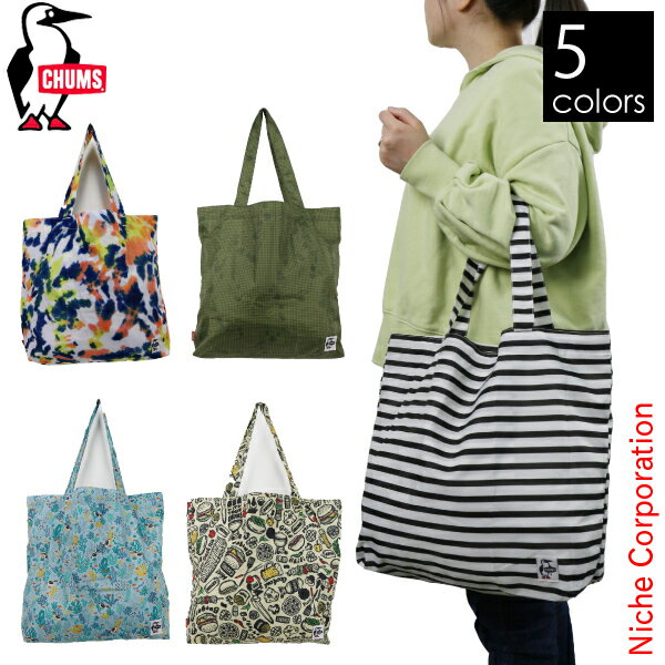 楽天ニッチ・エクスプレスチャムス コンパクトエコバッグ CH60-3353 バッグ トートバッグ アウトドア 旅行 キャンプ用品 nocu 注目商品