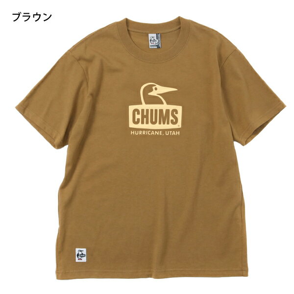 チャムス ブービーフェイスTシャツ CH01-1834 ウェア トップス Tシャツ メンズ ヘビーウェイト コットン S M L XL 春夏 半袖 キャンプ用品