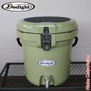ディーライト Deelight アイスバケット 5ガロン 18.9L TCXオリーブ DLIGHT252 ウォータージャグ アウトドア ジャグ キャンプ 保冷 アイスバケツ クーラーボックス