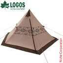 ロゴス テント LAND Tepee 350 LOGOS 71901000 アウトドア ティピーテント キャンプ ワンポールテント キャンプ おしゃれ
