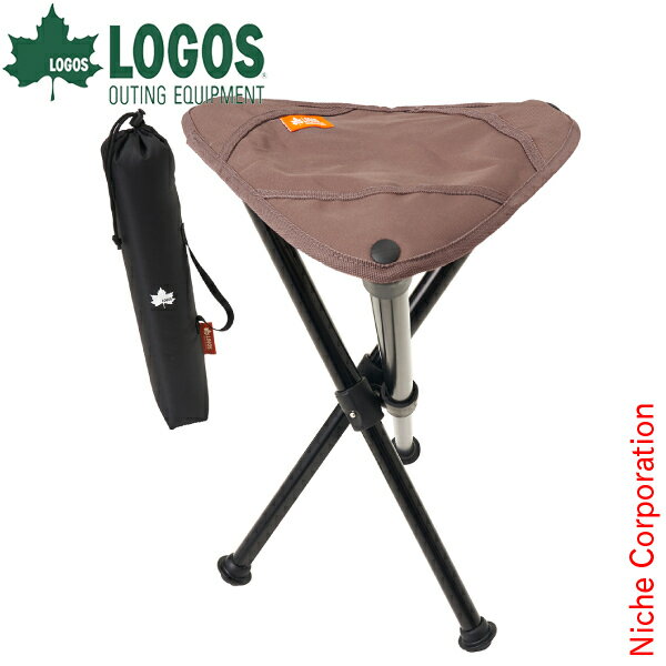 ロゴス エアライトトリポッドチェア 73359002 コンパクトチェア 収束 三脚チェア 超軽量 収納袋付き キャンプ用品