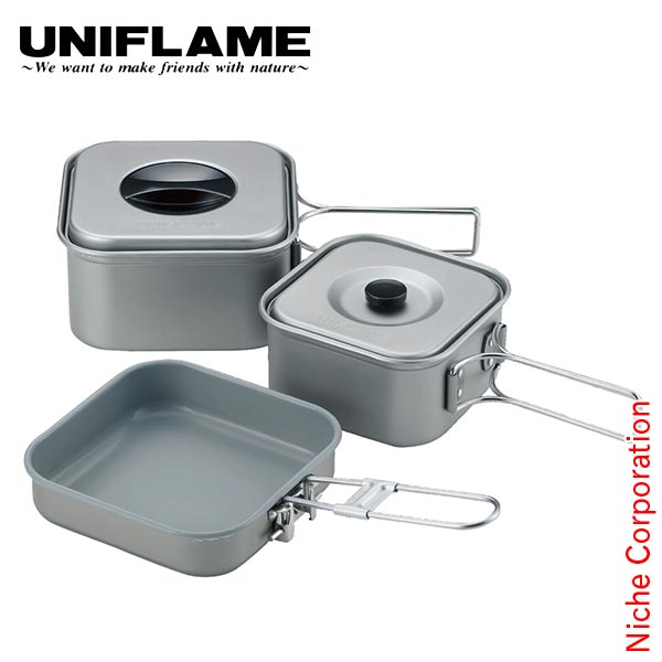 【ユニフレーム】【UNIFLAME】【661024】【スキレット7インチ】リッド（フタ）付きフライパン