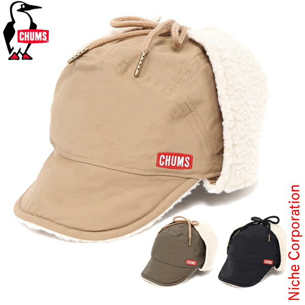 チャムス チャムス キャンピングボア ロシアンキャップ CH05-1351 アウトドア ウェア 帽子 キャンプ用品 飛行帽 ロシアン帽 耳あて付き ボア 売り尽くし 在庫処分