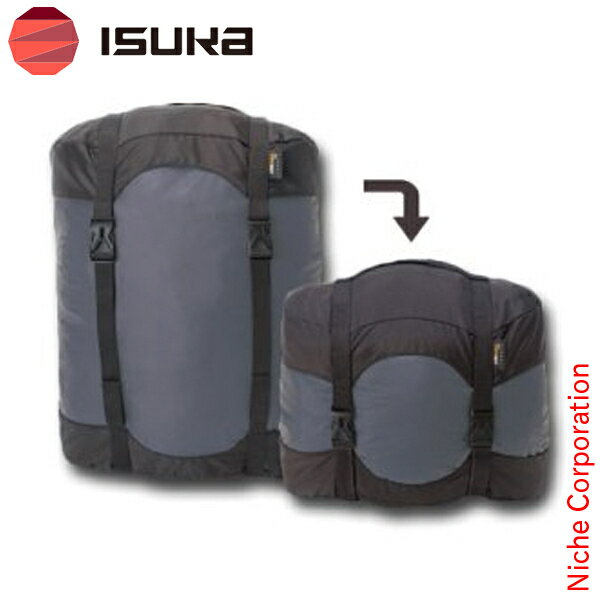 イスカ ウルトラライト コンプレッションバッグ オーバル 3395 アウトドア バック 収納 圧縮 圧縮袋 キャンプ ハイキング トレッキング 登山 ツーリング