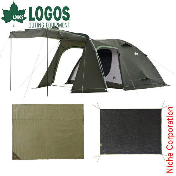 楽天ニッチ・エクスプレスロゴス neos PANEL Breeze 2ルーム Lセット-BC 71208017 アウトドア 3〜4人用 4人用 キャンプ用品 テント マット シート セット 難燃 nocu 注目商品