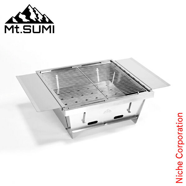 Mt.SUMI(マウントスミ) パーフェクトグリル スクエア OA1909PG-SQUARE キャンプ 焚き火 たき火 焚火 バーベキューグリル 折り畳み バーベキュー コンロ 炭焼き 焼肉 BBQコンロのサムネイル