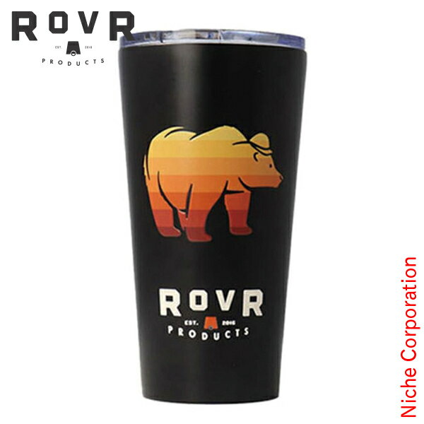 ROVR PRODUCTS(ローバープロダクツ) タンブラー 16oz ベア 8526 コップ カップ 保冷 フタ付き 持ち運び..