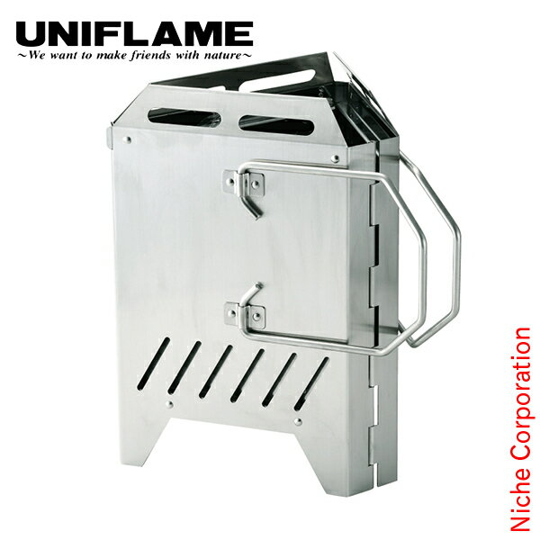 【土日も休まず出荷！】ユニフレーム バーンストーブ UNIFLAME 682883 焚き火台 二次燃焼 焚火台 アウトドア たき火台 キャンプ 折りたたみ 焚き火 焚火 たき火 二次 燃焼 フォールディング 売り尽くし 在庫処分