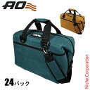 AOクーラーズ 24パック ワックスドキャンバス ソフトクーラー AOW24 アウトドア キャンプ 保冷 クーラーボックス キャンプ用品 キャメル ネイビー 日...