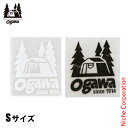 オガワキャンパル(ogawa) カッティングステッカー S 80600010 アウトドア キャンプ キャンプ用品 シール 転写ステッカー 売り尽くし 在庫処分