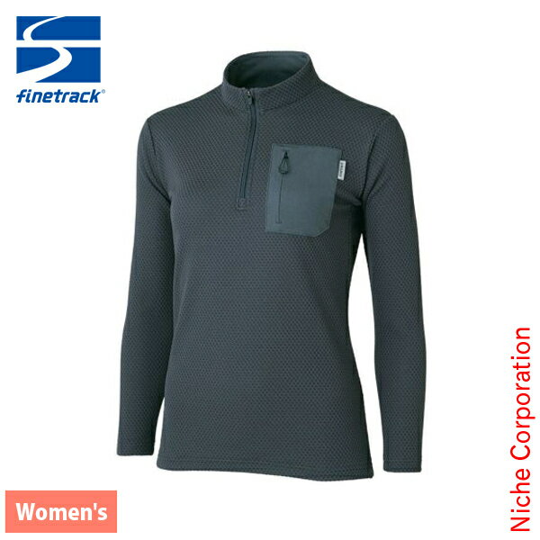 ファイントラック ドラウトサーモジップネック ウィメンズ FMW1703 アウトドア ウェア トップス レディース 長袖 ベースレイヤー インナー 登山 雪山 保温 防寒