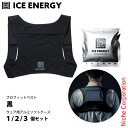 アイスエナジー プロフィットベスト 黒 &ウェア用アルミソフトケース250g セット アウトドア ウェア 男女兼用 保冷剤 熱中症対策 ベスト