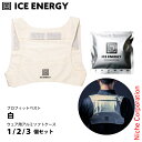 アイスエナジー プロフィットベスト 白 &ウェア用アルミソフトケース250g セット アウトドア ウェア 男女兼用 冷却ベスト 保冷剤 クールベスト