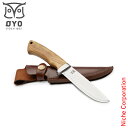 OYO(オヨ) ロンダーネナイフ OY312 アウトドア キャンプ ブッシュクラフト 焚き火 革ケース ケース付き DIY ギフト プレゼント 贈り物