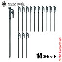 スノーピーク エルフィールドテント対応 ペグセット キャンプ用品 テント ペグ 14本 ソリッドステーク30 R-103