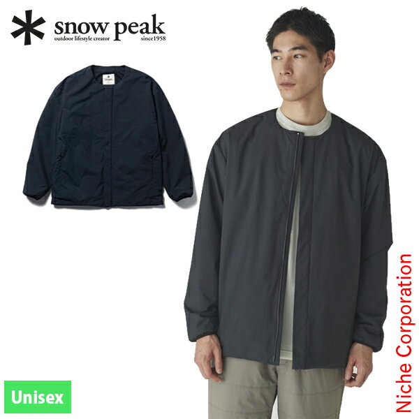 スノーピーク 2L オクタ カーディガン JK-24AU009 アウトドア ウェア ユニセックス キャンプ用品 軽量 防水 速乾