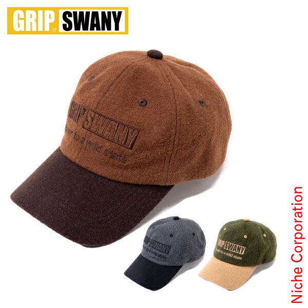 楽天ニッチ・エクスプレスGRIP SWANY（グリップスワニー） ウール フランネル キャップ GSUA-093 アウトドア ウェア 帽子