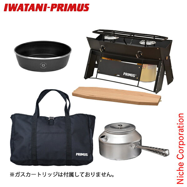 【42,240円相当福袋】イワタニプリムス オンジャキャンプセット IP-SP-3 アウトドア キャンプ 福袋 バーナー コンロ バッグ ケトル プレート