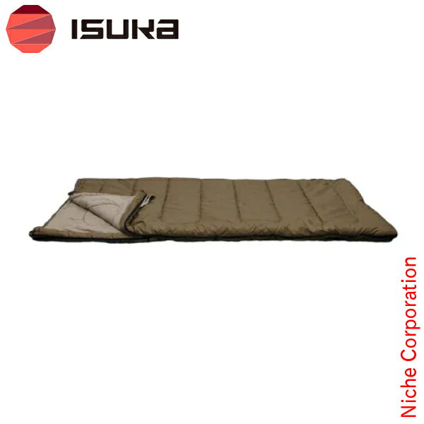 イスカ グッドグーグー シエスタ 1663 アウトドア キャンプ 寝袋 封筒型 化繊 シュラフ 5℃