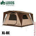 ロゴス Tradcanvas イージーセット キャビンテント XL-BE 71201171 家族 家族キャンプ アウトドア グルキャン 大人数 キャンプ用品 テ...