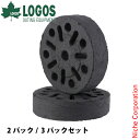 ロゴス エコココロゴス・ラウンドDECO 2 アウトドア キャンプ 燃料 キャンプ用品 バーベキュー BBQ 炭