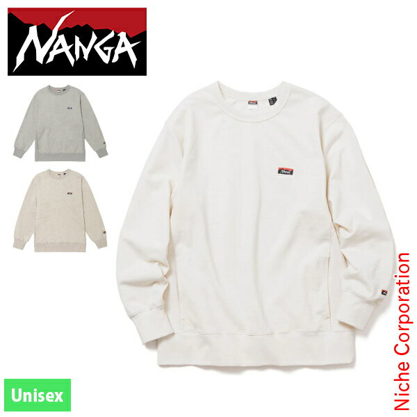 楽天ニッチ・エクスプレスナンガ エコハイブリッド ミニボックスロゴ エンブロイダリー スウェットシャツ NW2441-1F013 ユニセックス アウトドア ウェア NANGA 注目商品 nocu