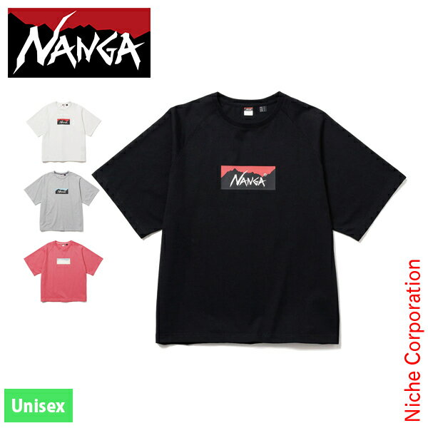 楽天ニッチ・エクスプレスナンガ エコハイブリッドボックスロゴルーズフィットティー N2500-1M025Z アウトドア ウェア トップス ユニセックス NANGA Tシャツ 半袖 定番 ボックスロゴ メンズ レディース 男女兼用 nocu 注目商品