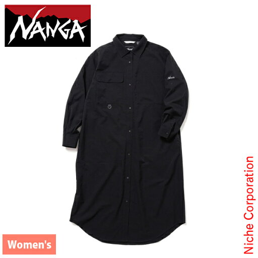 ナンガ ドットエア コンフィー ワンピース ウィメンズ NW2412-1H202 アウトドア ウェア レディース NANGA シャツワンピ 吸汗 速乾 ナンガ ドットエア コンフィー ワンピース ウィメンズ NW2412-1H202 アウトドア ウェア レディース NANGA シャツワンピ 吸汗 速乾