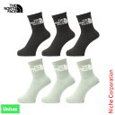 ザ・ノース・フェイス TNF ジャカード ロゴ 3P クルー ユニセックス NN82411 アウトドア ウェア ユニセックス 靴下 ソックス 3足セット クルー...