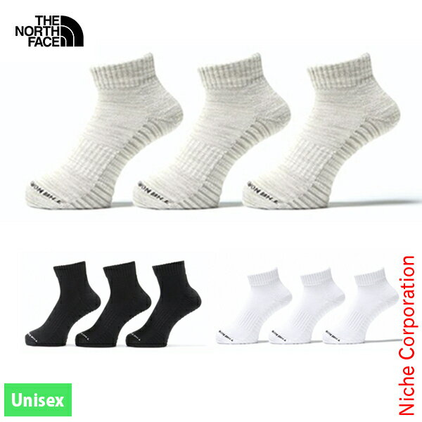 ザ・ノース・フェイス ランニング アンイーブン ドライ 3P アンクル NN82303 アウトドア ウェア ユニセックス 靴下 ソックス 3足組 注目商品