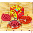 富士錦 パワー森林香 (赤函) 30巻入 & 携帯防虫器 セット ホルダー アウトドア用品 森林香 ケース 入れ物 アウトドア 虫よけ キャンプ 虫除け 線香