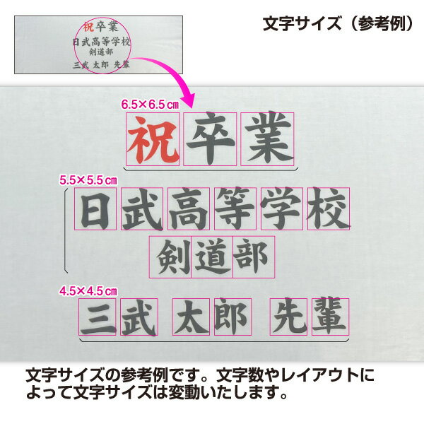 オーダープリント手拭（寄せ書き）面タオル 記念品 プレゼント 名入れ 1枚から注文可能【ネコポス対応】 3