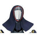 剣道面 松勘工業 閃 BLUE 顎 ヘリ紺革 (中 大 サイズ)【刺繍ネーム無料(3文字まで)】