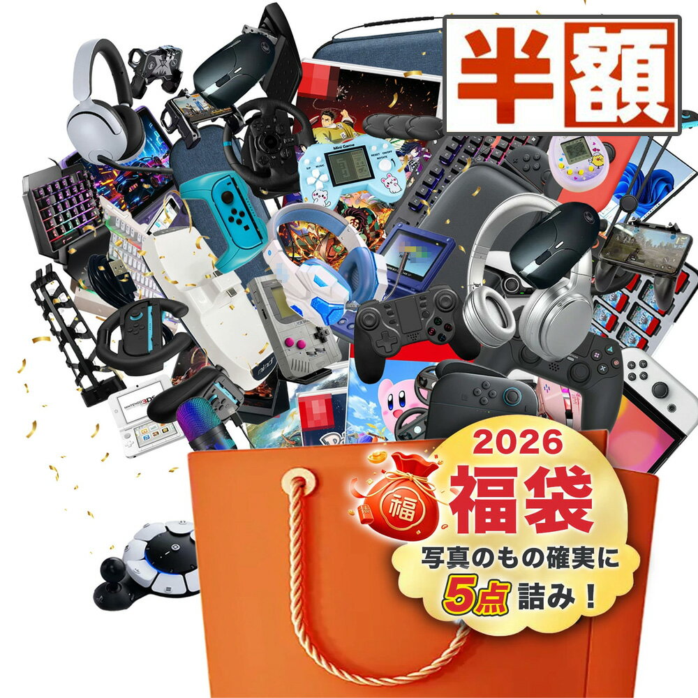 ★スーパーSALE半額★【数量限定！完売必至】 福袋 レディース 2026 ゲーム福袋【2026 福袋・画像から5点..