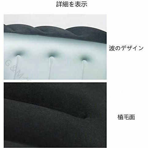 車中泊快適グッズ 後部座席の隙間を埋めるエアーマット ポンプ付きで簡単設置 スペ...