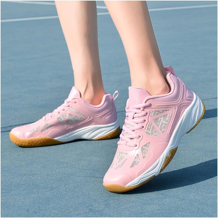 バドミントンシューズ 女子 レディース 卓球シューズ 大人 ジュニア テニスシューズ 体育館シューズ 滑り止め 通気性 衝撃吸収