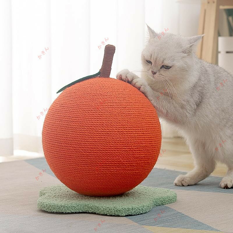 オレンジ 23*23*26CM 爪とぎ 猫つめと�
