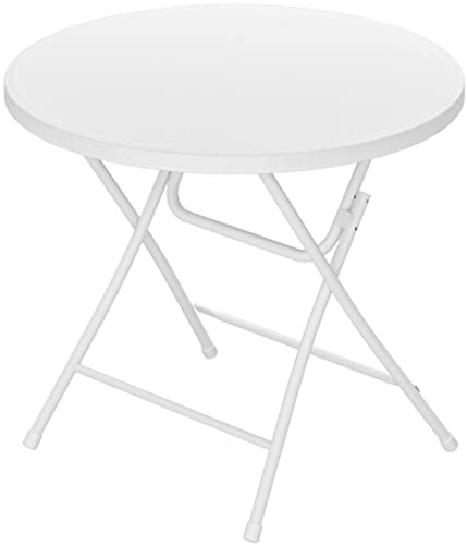 ヒーテーブル 折りたたみ ラウンド ローテーブル サイドテーブル ガーデンテーブル 80cm 屋外ガーデンテーブルは設置設計を必要としませ [2]