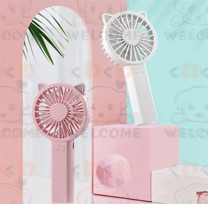 扇風機 大風力 猫の耳扇風機 猫の耳ファン 可愛い扇風機 カワイイ 手持ち扇風機 手持ちファン 扇風機 ..