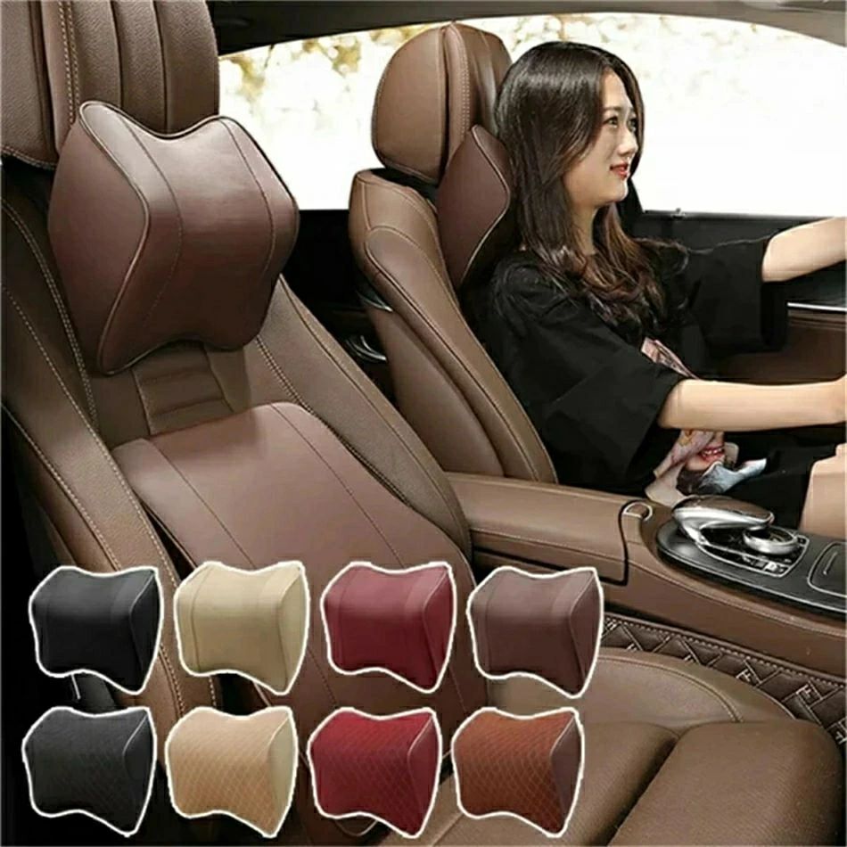 車用クッション ネックパッド 低反発 クッション 車 ネックピロー 首まくら 運転 頭 首 サポート 首枕 ..