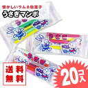 【 送料無料 ゆうパケット便 】 うさぎマンボ (20個入) / 駄菓子 まとめ買い 送料無料 ラムネ系のお菓子 景品 縁日 お祭り個包装 お試し お菓子 つめ...
