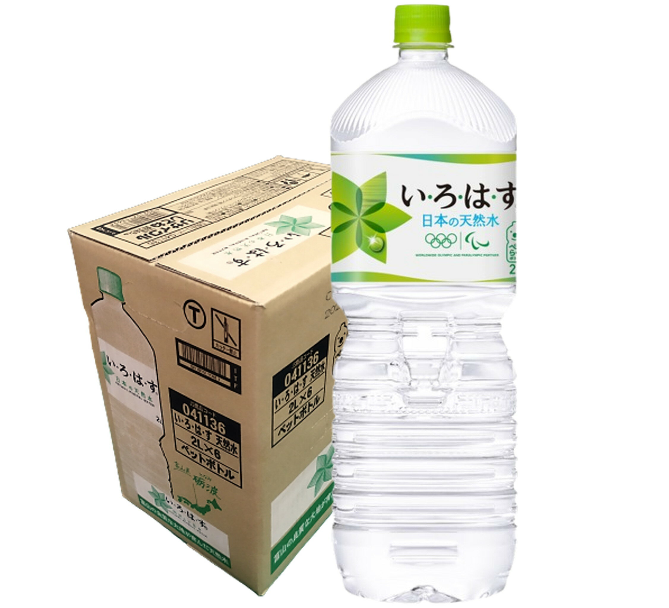 6本入り い・ろ・は・す 砺波の天然水 富山県 いろはす天然水 い・ろ・は・す 2000mlPETのサムネイル