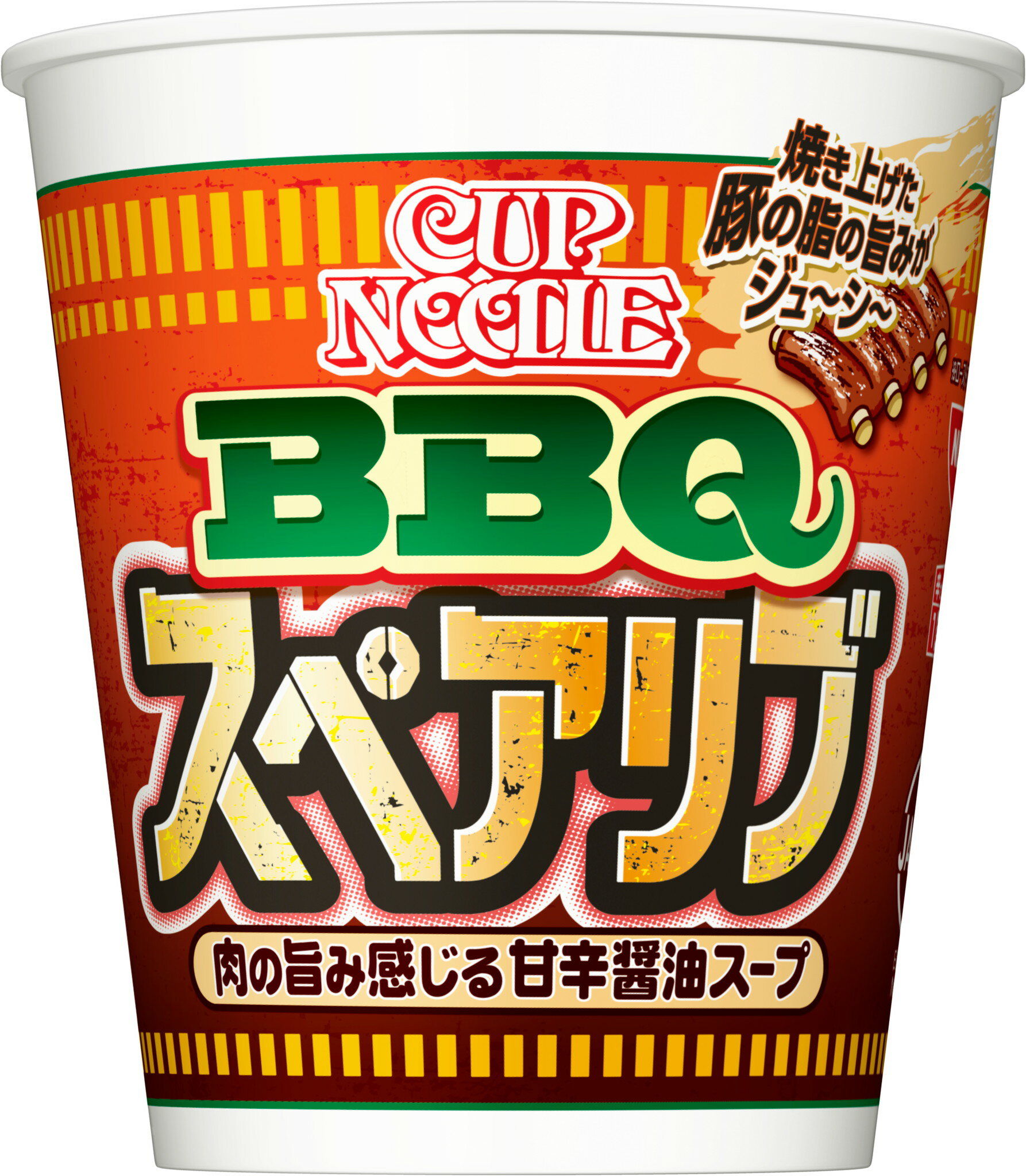 12個入り/ 日清食品 カップヌードル BBQスペアリブ ビッグ 100gカップのサムネイル