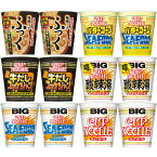 12個セット 日清食品 日清 ビッグ 詰め合わせ 6種×2個 カップヌードル BIG 定番 4種 x2 神田まつや鶏南ばんそば x2 酸辣湯サンラータン x2 N1670