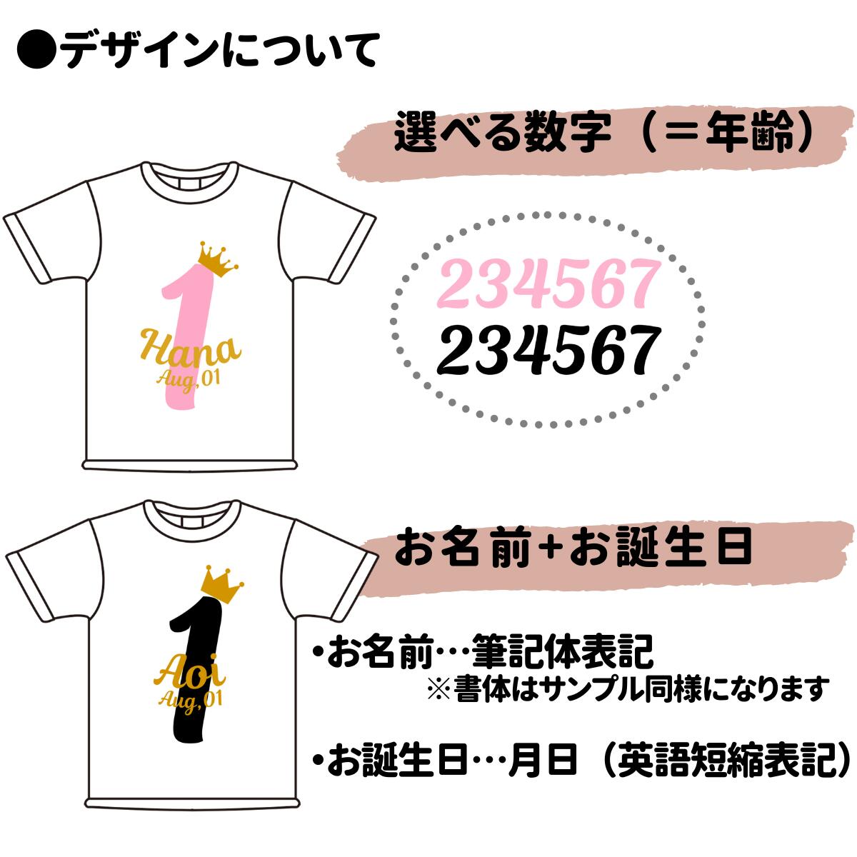 【 バースデーTシャツ 〈Special〉】/ 1歳 誕生日 服 名前入れ バースデイ 男の子 女の子 飾り付け Tシャツ ベビー キッズ 子ども 子供 数字 バルーン 王冠 インスタ ファーストバースデー 1才 ゴールド 出産祝い ニコベビー 80cm 90cm 100cm 110cm 120cm 130cm