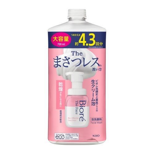 花王 ビオレ ザフェイス 泡洗顔料 ディープモイスト 詰替 700ml