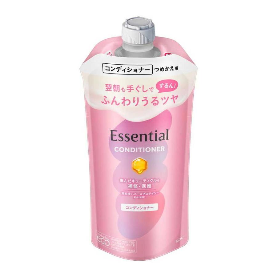6個セット 花王 エッセンシャル ふんわりうるツヤ コンディショナー つめかえ用 300ml